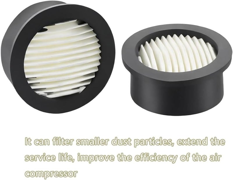 TWZKXC 6 Pcs Air Compressor Filter Elements, Intake Filter Silencer Elements Sound Muffler Parts for Air Compressor Filter Noise Muffler Elements Blowers Generators Exhaust Ports - Image 2